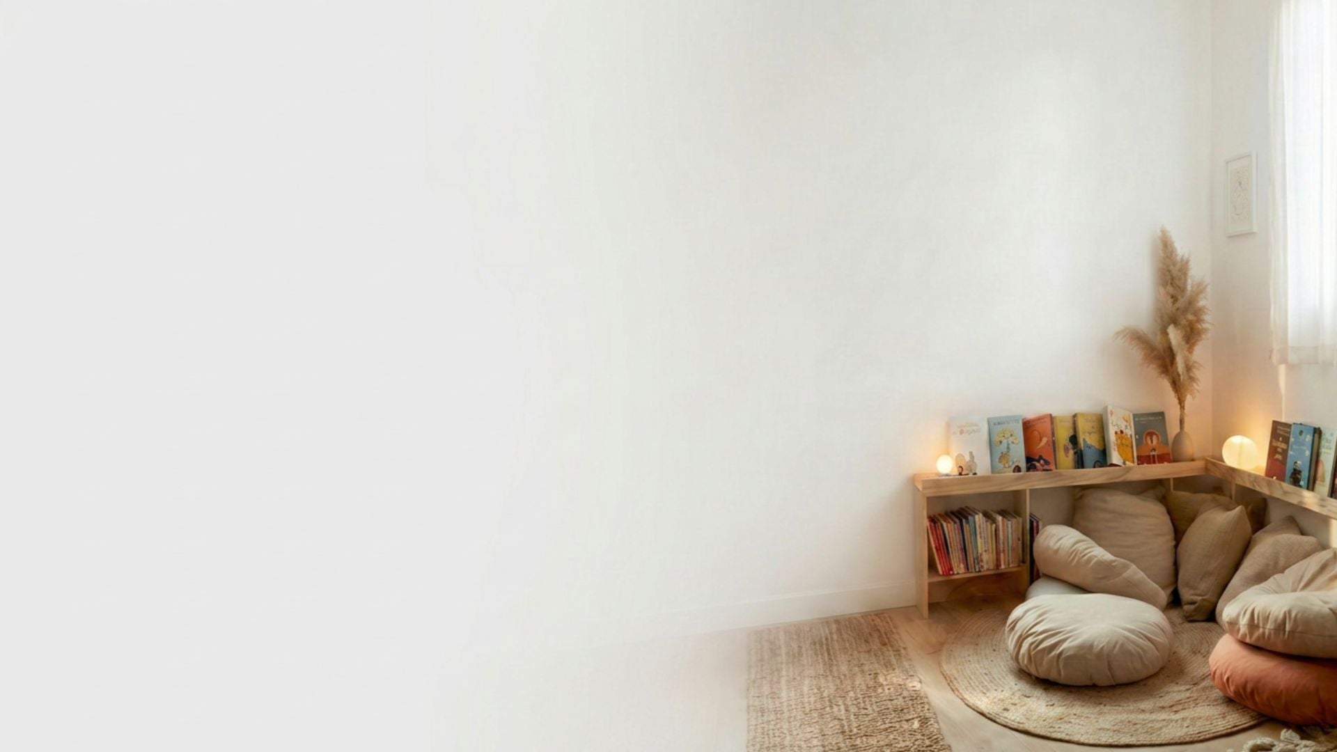 Espace enfant dans un salon