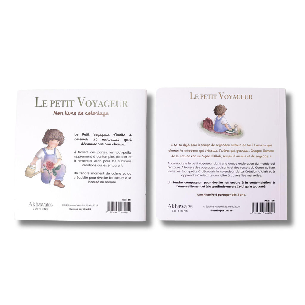 Le petit voyageur + livre de coloriage