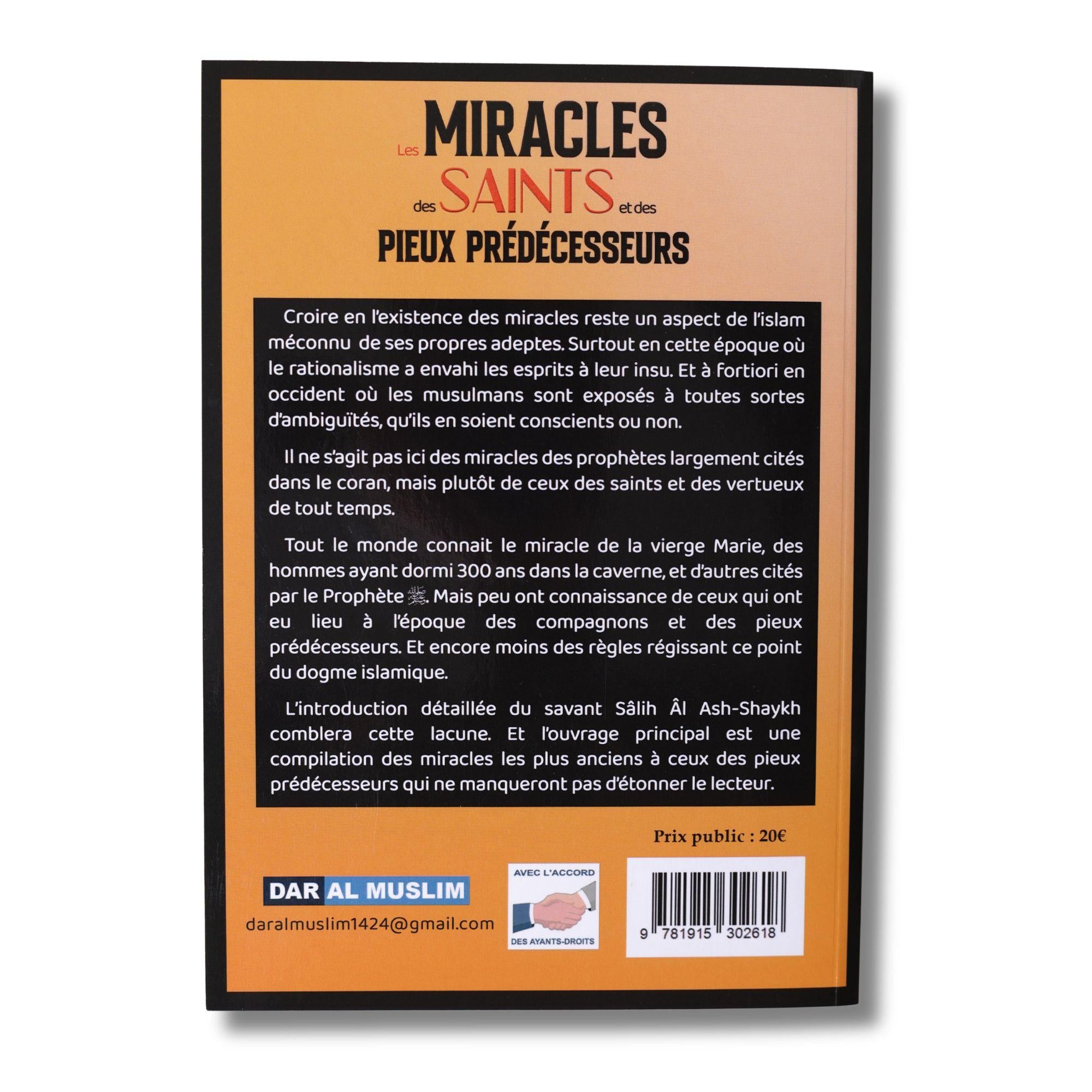 Les miracles des saints et des pieux prédécesseurs