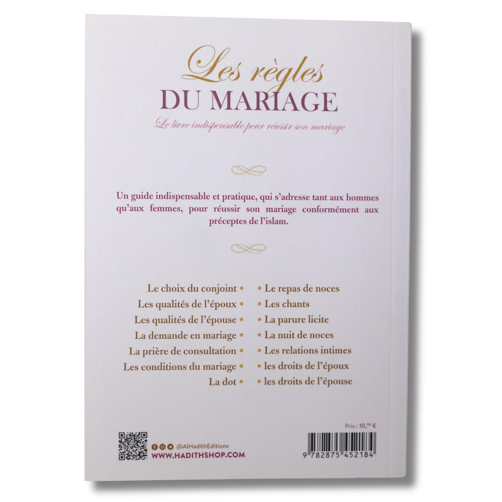 Les règles du mariage