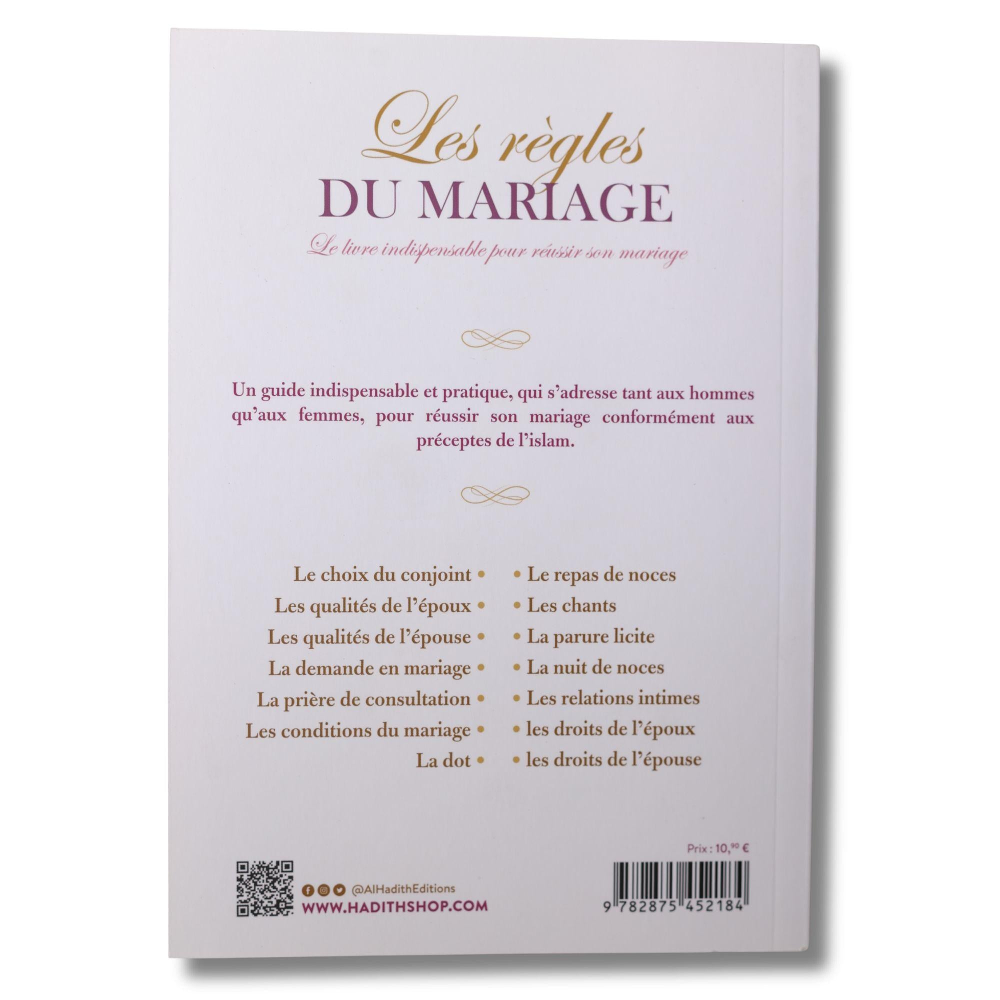 Les règles du mariage