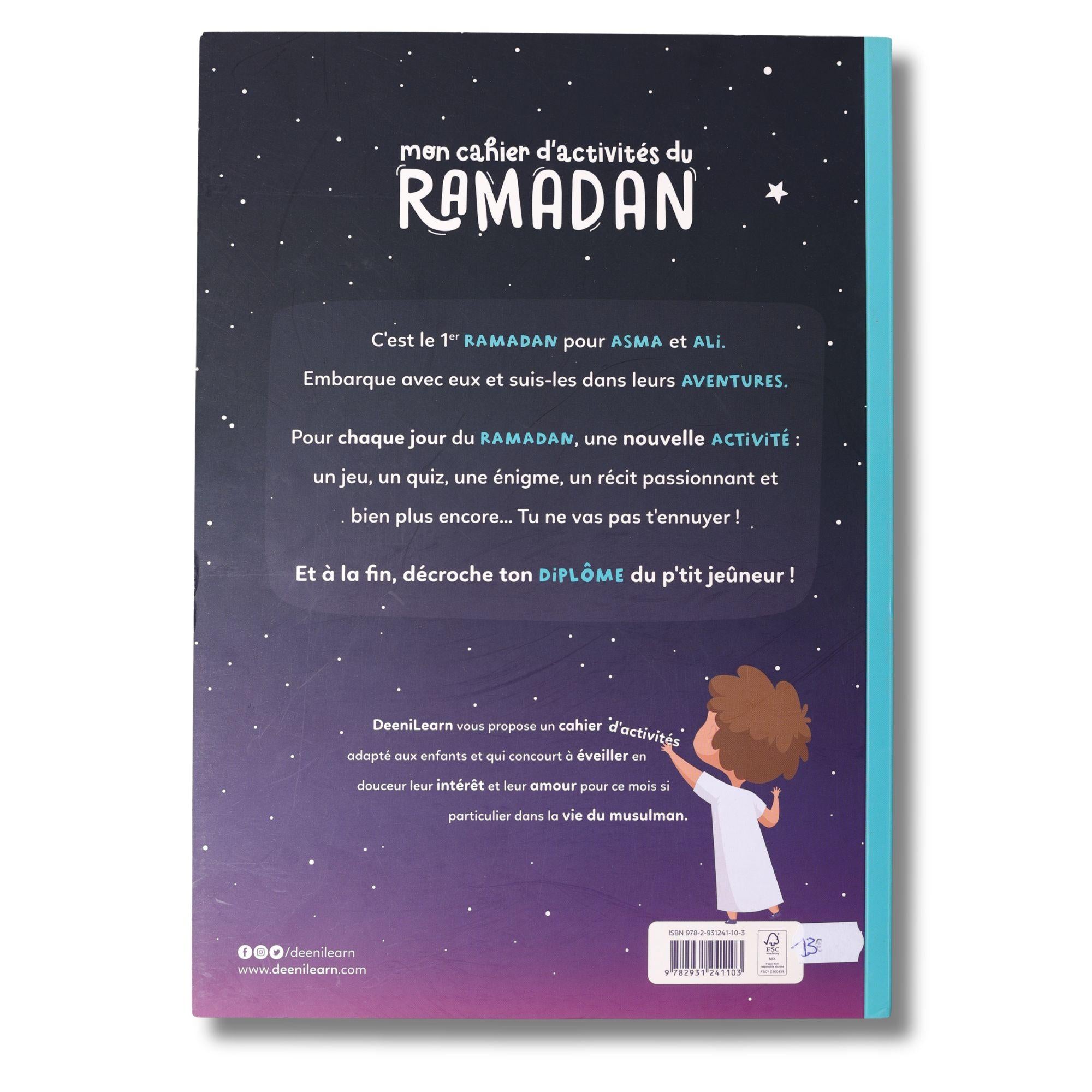 Mon cahier d'activités du Ramadan