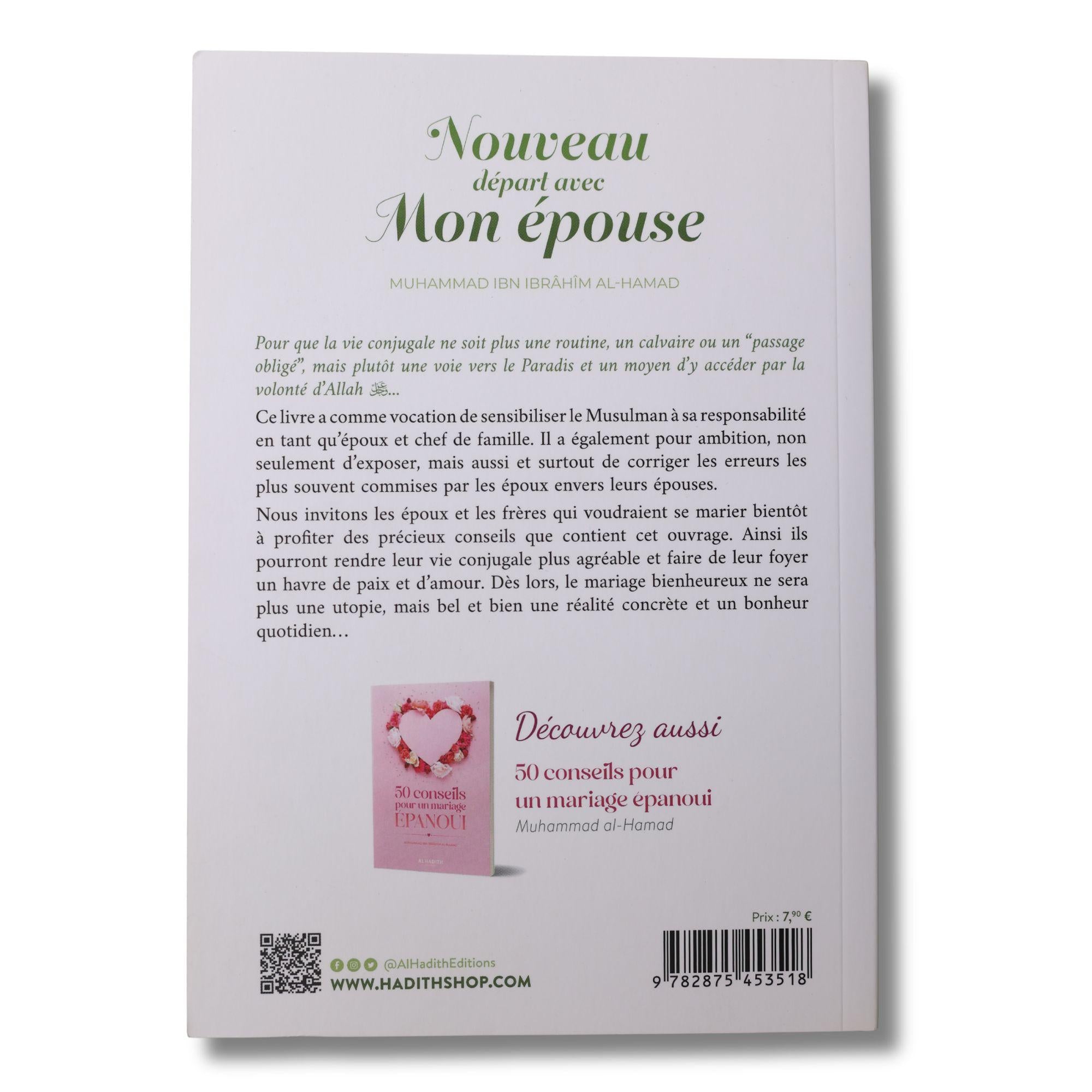 Nouveau départ avec mon épouse