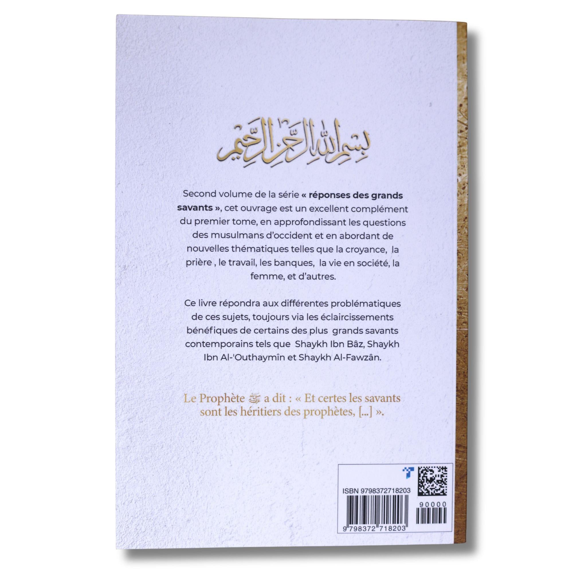 Réponses des grands savants - Tome 2 : musulmans d'occident