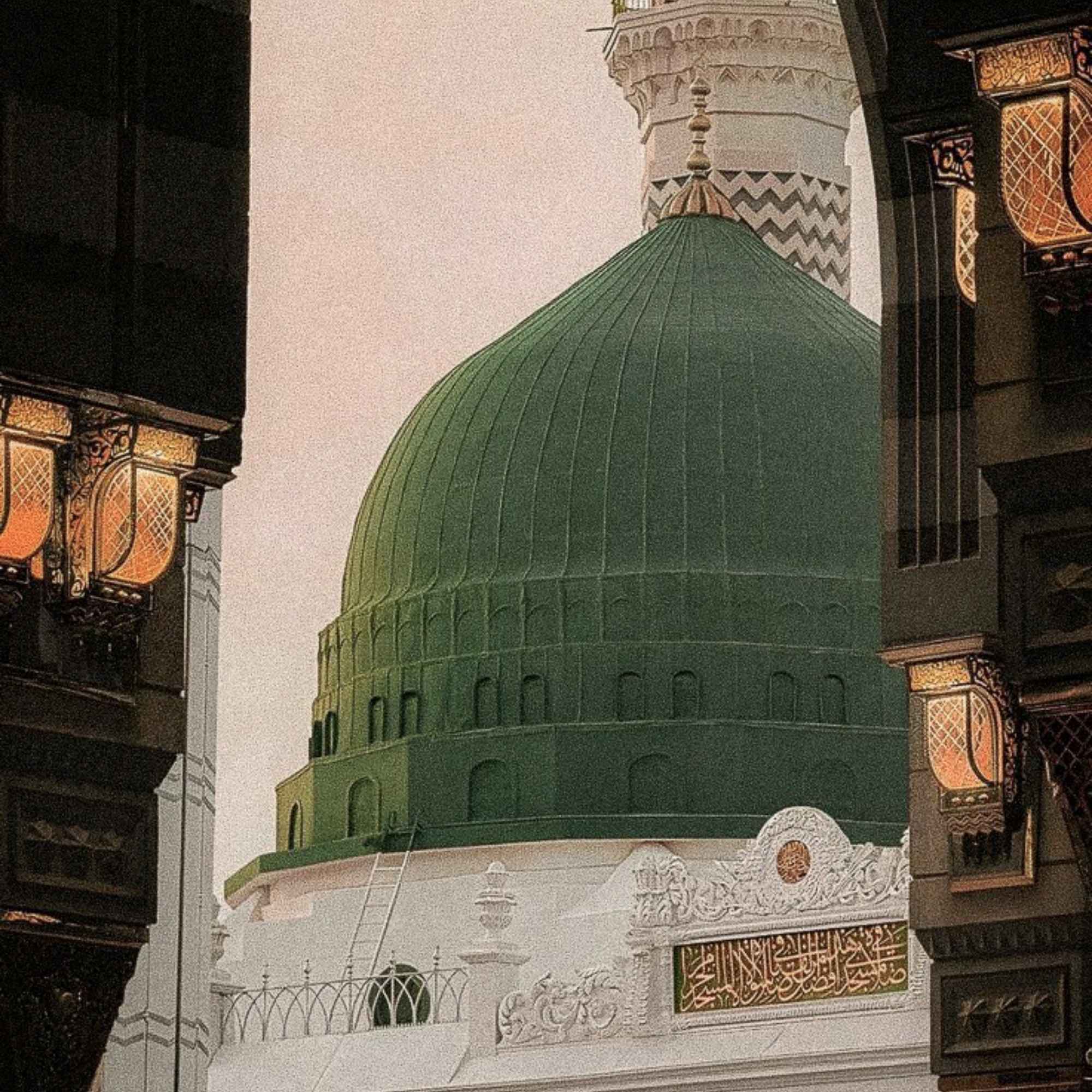 Dome vert de la mosquée de Medine